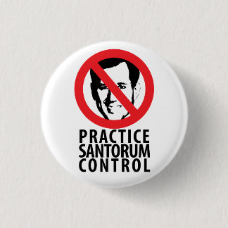 Badge Rond 2,50 Cm Pas Rick Santorum en 2012