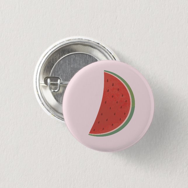 Badge Rond 2,50 Cm Pastèque juteuse (Devant & derrière)