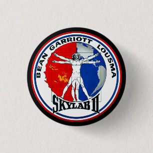BADGE ROND 2,50 CM PATCH DE MISSION SKYLAB 2