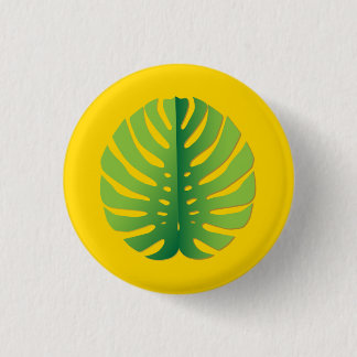 Badge Rond 2,50 Cm Paume tropicale