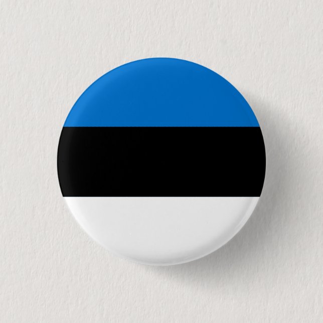 Badge Rond 2,50 Cm Pavillon national d'Estonie (Devant)