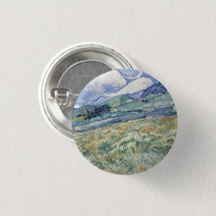 Badge Rond 2,50 Cm Paysage Derrière Saint-Paul Vincent van Gogh