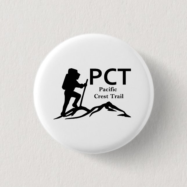 Badge Rond 2,50 Cm PCT - Pacific Crest Trail (Devant)