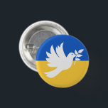 Badge Rond 2,50 Cm Peace Heart Love I Stand With Ukraine bouton<br><div class="desc">Peace Heart Love I Stand With Ukraine bouton</div>