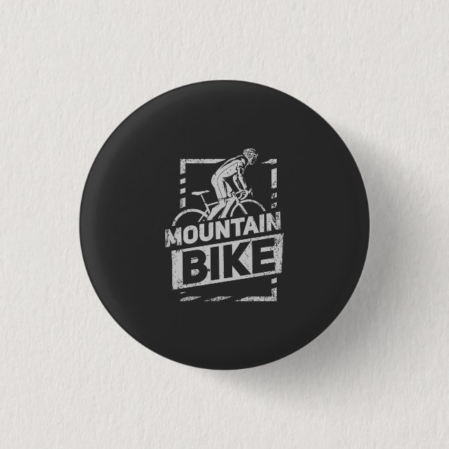 Badge Rond 2,50 Cm Pédalier de VTT (Devant)