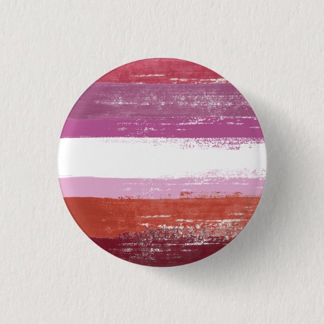 Badge Rond 2,50 Cm Peinture de fierté lesbienne (Devant)