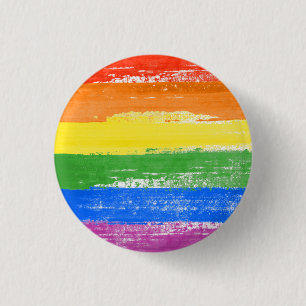 Badge Rond 2,50 Cm Peinture de fierté LGBT