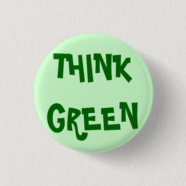 BADGE ROND 2,50 CM PENSER VERT (Devant)
