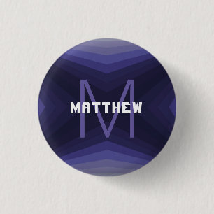 Badge Rond 2,50 Cm Personalizable Button - Purple HAMbWG