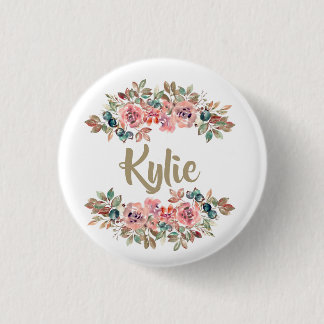 Badge Rond 2,50 Cm Personalized Name Button | Custom Gifts for Her