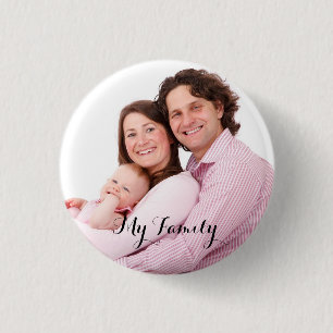 Badge Rond 2,50 Cm Personnalisé, image de famille