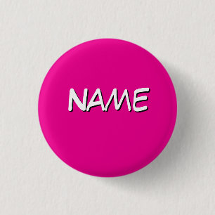 Badge Rond 2,50 Cm Personnaliser avec le nom 