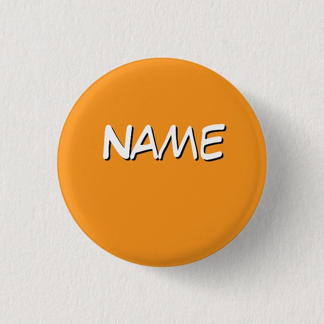 Badge Rond 2,50 Cm Personnaliser avec le nom  (Devant)