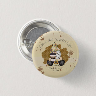Badge Rond 2,50 Cm Personnaliser pour le papa amoureux du café VINT
