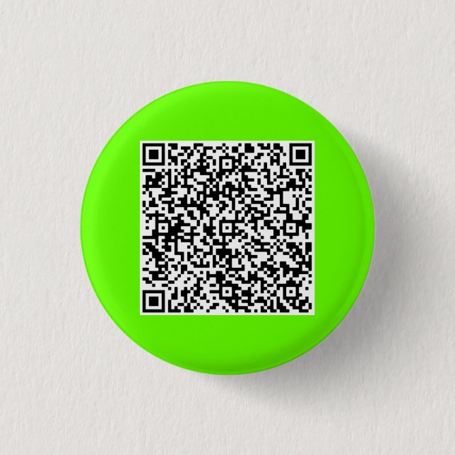 Badge Rond 2,50 Cm Personnalisez votre code QR Bouton amusant - Chois (Devant)
