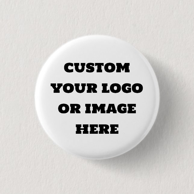Badge Rond 2,50 Cm Personnalisez votre logo ou votre image (Devant)