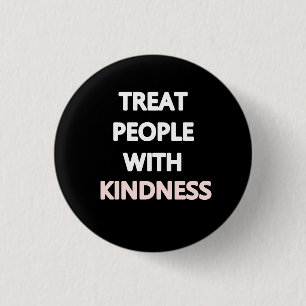 Badge Rond 2,50 Cm Personnes de festin avec la gentillesse