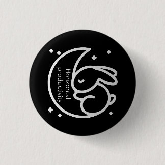 Badge Rond 2,50 Cm Perte de sommeil de productivité horizontale