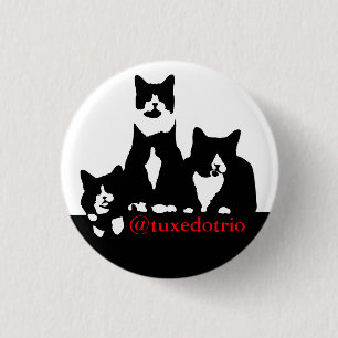 Badge Rond 2,50 Cm Petit 1 1/4" bouton de TuxedoTrio