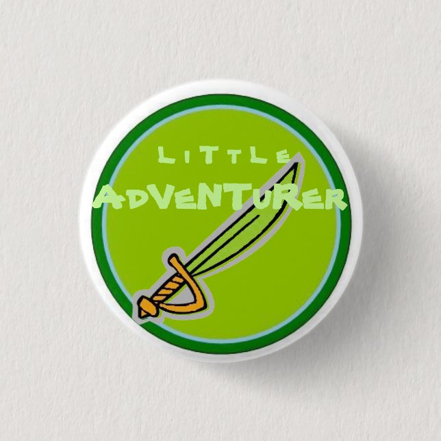 Badge Rond 2,50 Cm Petit aventurier (Devant)