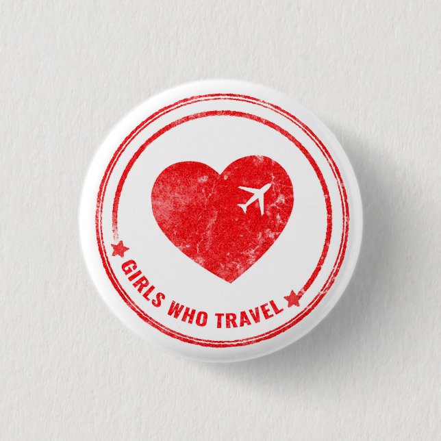 Badge Rond 2,50 Cm Petit bouton de GWT (Devant)