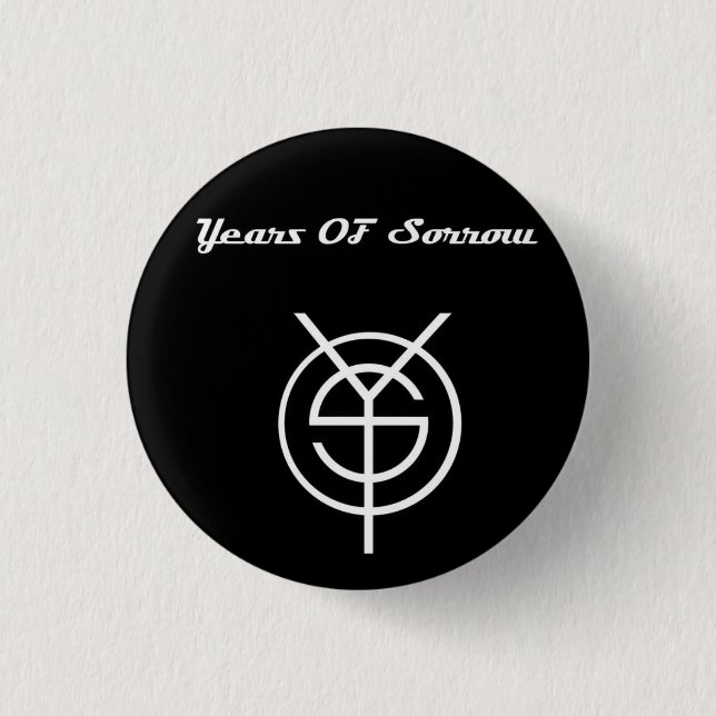 Badge Rond 2,50 Cm Petit bouton de YOS (Devant)
