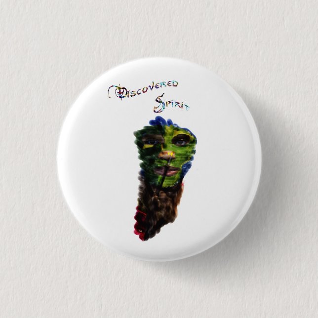 Badge Rond 2,50 Cm Petit bouton découvert d'esprit (Devant)