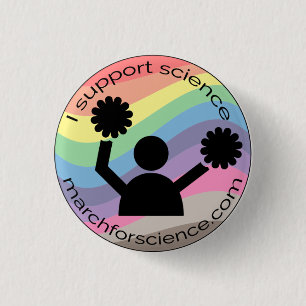 Badge Rond 2,50 Cm Petit bouton - défenseur de la Science