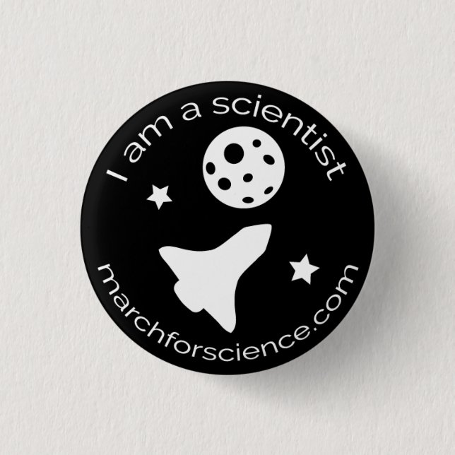 Badge Rond 2,50 Cm Petit bouton - les sciences de l'espace (Devant)
