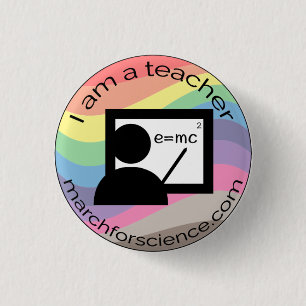 Badge Rond 2,50 Cm Petit bouton - professeur