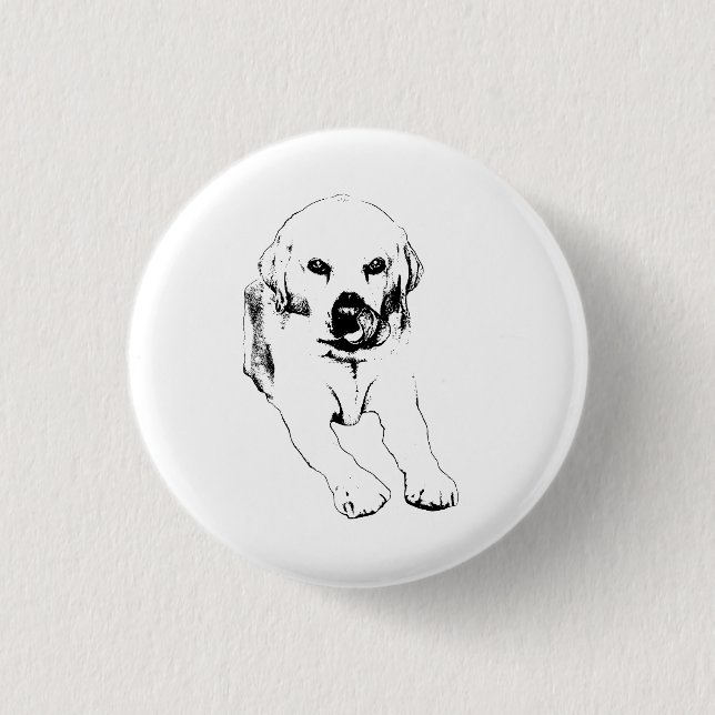 Badge Rond 2,50 Cm Petit cercle, grand Lab (Devant)