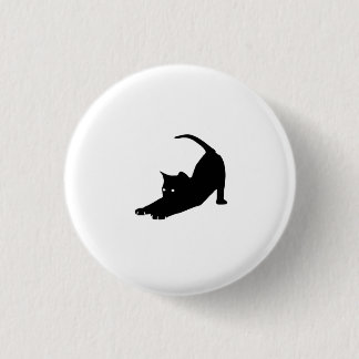 Badge Rond 2,50 Cm Petit chat noir