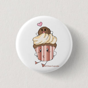 Badge Rond 2,50 Cm Petit gâteau d'EDO Oreo