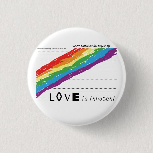 Badge Rond 2,50 Cm Petit innocent (Devant)