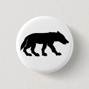 Badge Rond 2,50 Cm Petit loup