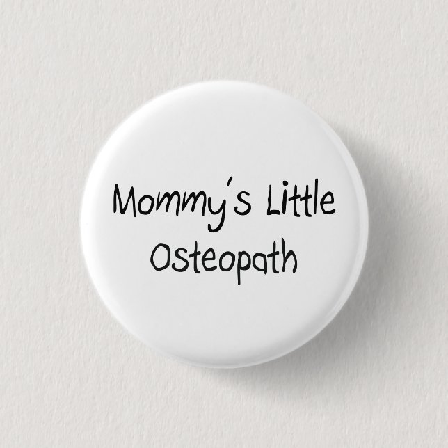 Badge Rond 2,50 Cm Petit ostéopathe de Mommys (Devant)