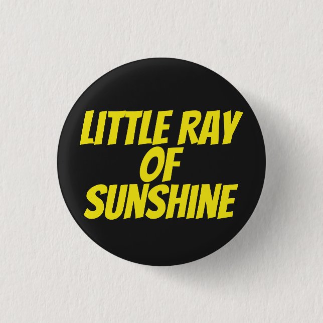 Badge Rond 2,50 Cm Petit rayon du soleil | (Devant)