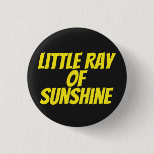 Badge Rond 2,50 Cm Petit rayon du soleil