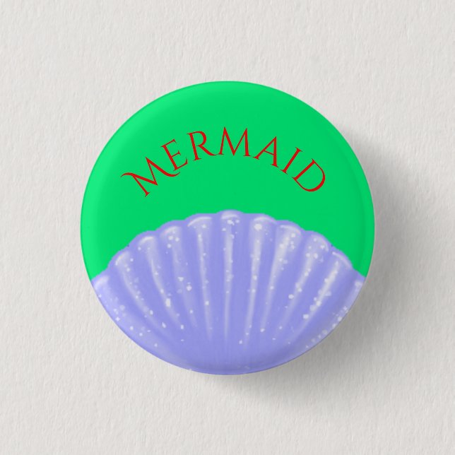Badge Rond 2,50 Cm Petite sirène inspirée (Devant)