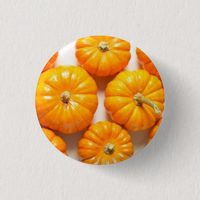 Badge Rond 2,50 Cm Petits Citrouilles (Devant)
