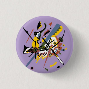 Badge Rond 2,50 Cm Petits mondes, Vassily Kandinsky en couleurs numér