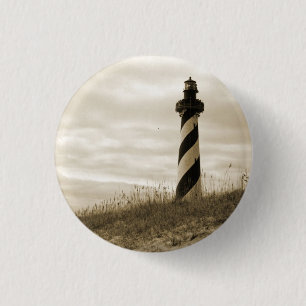 Badge Rond 2,50 Cm Phare du Cap Hatteras