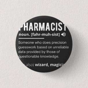 Badge Rond 2,50 Cm pharmacist