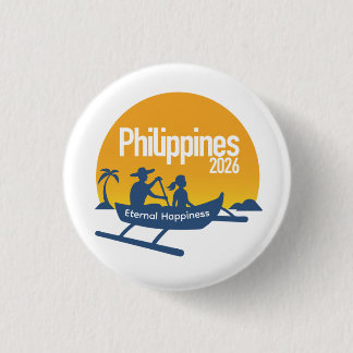 Badge Rond 2,50 Cm Philippines 2026 International Convention Pin