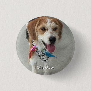 Badge Rond 2,50 Cm Photo d'animal de compagnie ou photo d'enfant & no