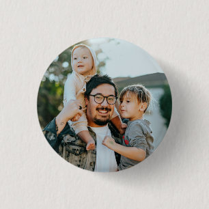 Badge Rond 2,50 Cm Photo de famille personnalisée