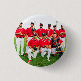 Badge Rond 2,50 Cm Photo d'équipe sportive personnalisée