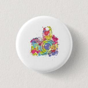 Badge Rond 2,50 Cm Photographie fraîche de cadeau de photographe