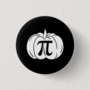 Badge Rond 2,50 Cm Pi d'Halloween à la citrouille