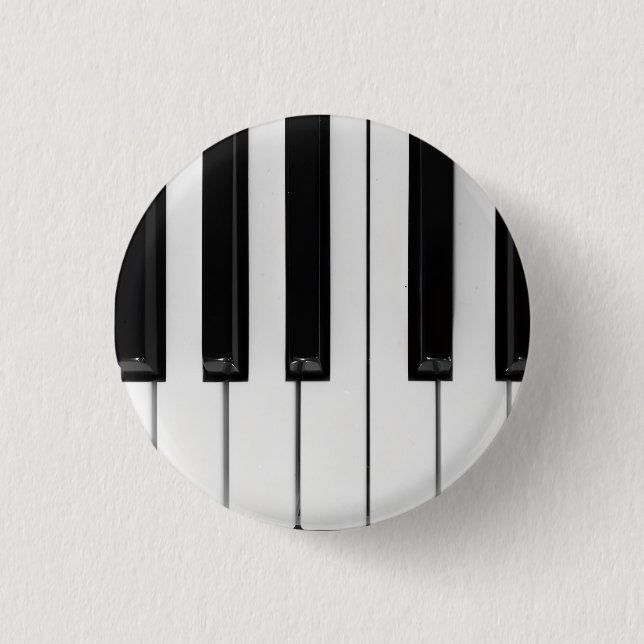 Badge Rond 2,50 Cm Piano (Devant)